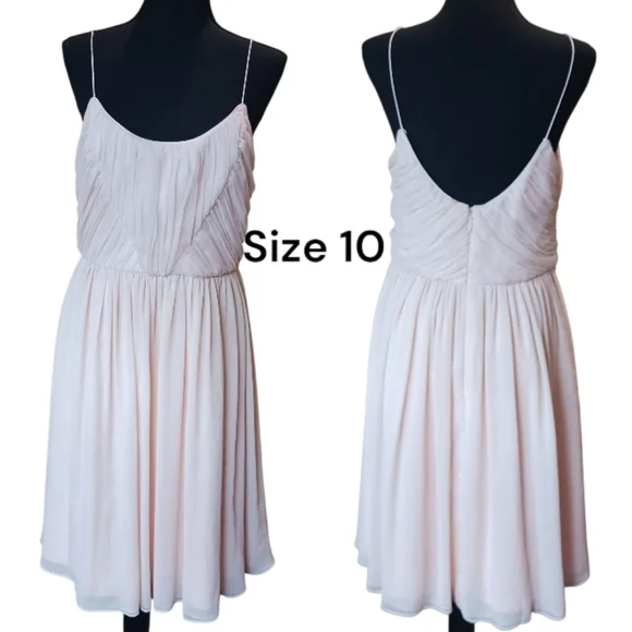 BHLDN Giselle Pleated Chiffon Dress - Picture 9 of 14